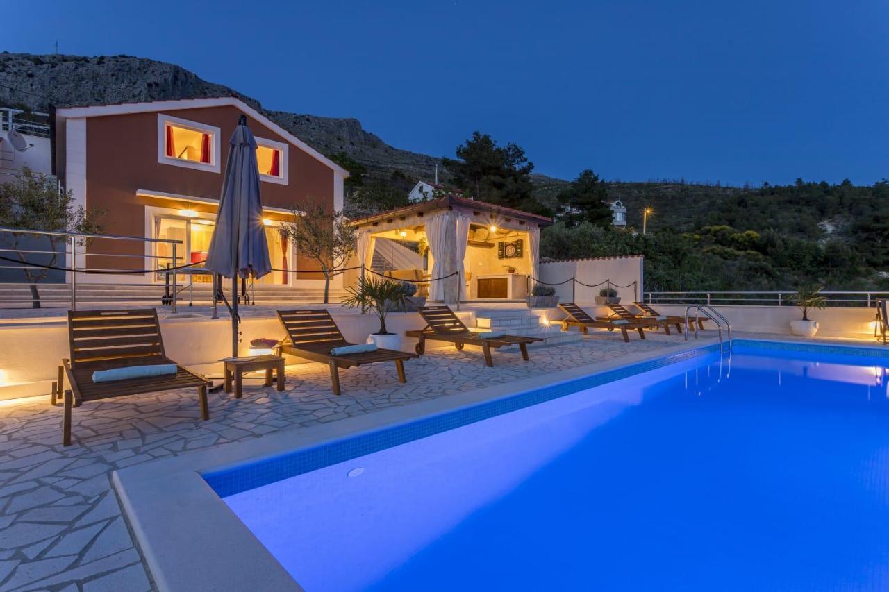 Villa Ancora Podstrana Bagian luar foto
